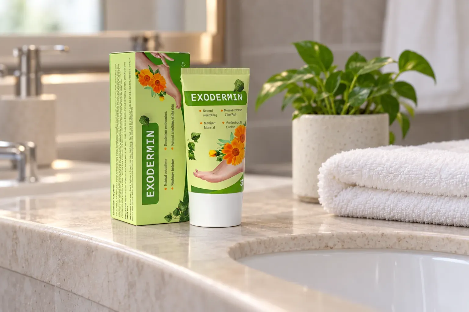 Exodermin — opakowanie na co dzień