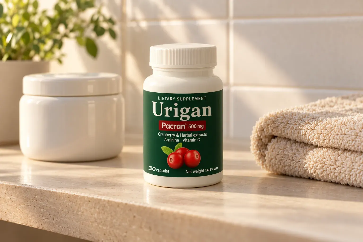 Urigan — opakowanie na co dzień
