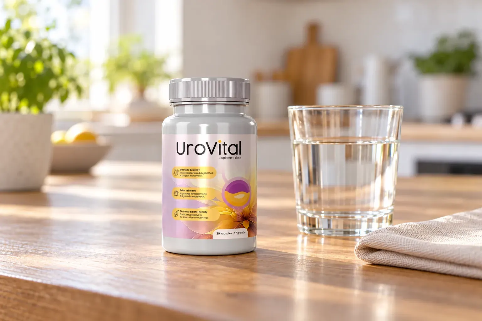 UroVital — opakowanie na co dzień